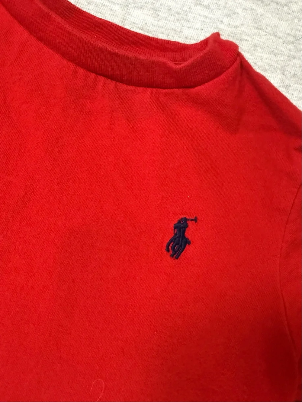 Polo Ralph Lauren Long Sleeve Pony T-Shirt Red- 18 Months